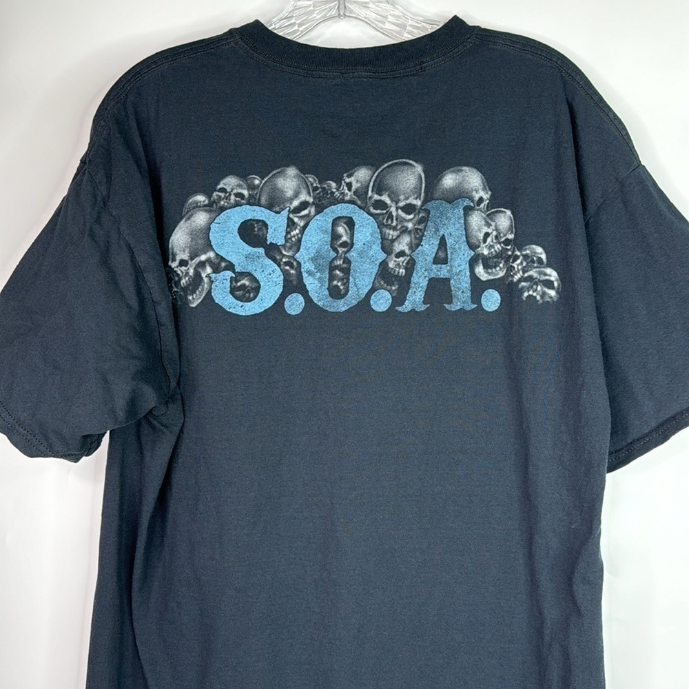 Sons Of Anarchy Grim Reaper Charming, CA Black Tshirt Size XL - Picture 5 of 7